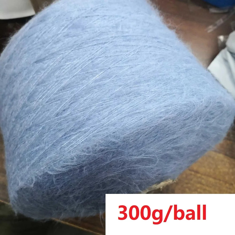 Laine tricotée à la main en forme de lapin Super douce, fil Mohair au Crochet chaud, acrylique, anti-boulochage, pour pull, écharpe, haute qualité, 500g, 1 pièce