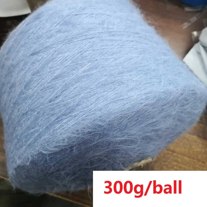 Laine tricotée à la main en forme de lapin Super douce, fil Mohair au Crochet chaud, acrylique, anti-boulochage, pour pull, écharpe, haute qualité, 500g, 1 pièce