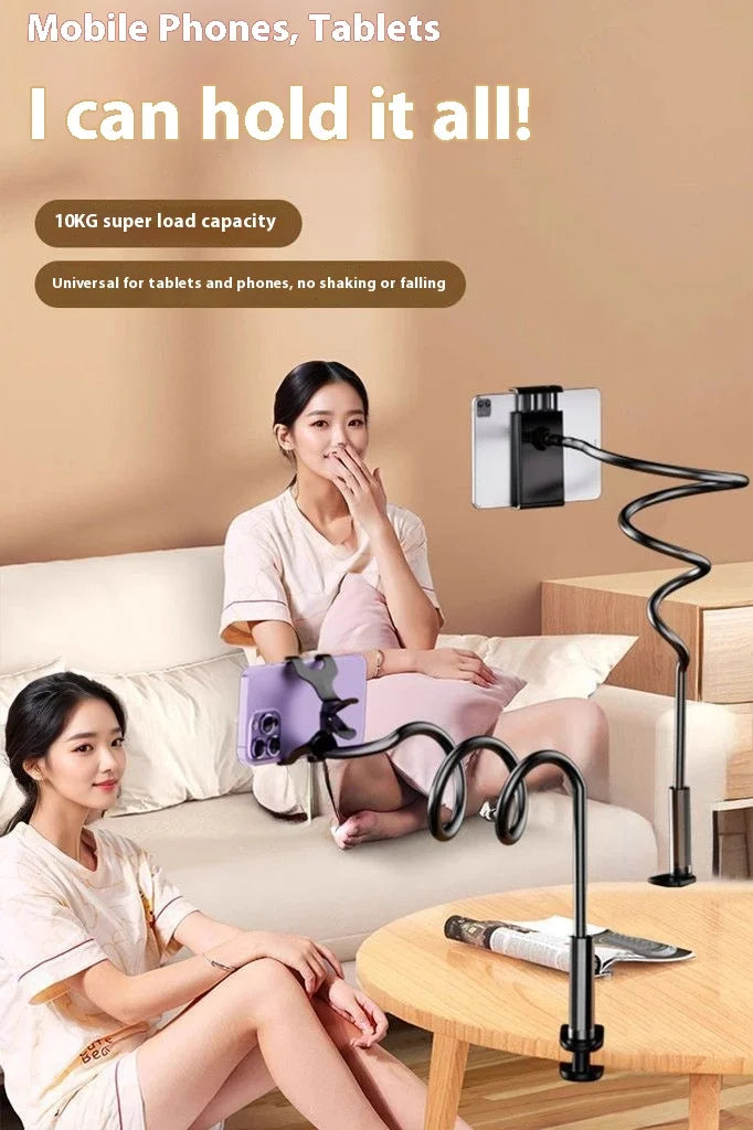 Support de téléphone universel réglable pour lit, support de tablette, montage sur lit, enregistrement vidéo, Streaming en direct, mains libres, regarder des films