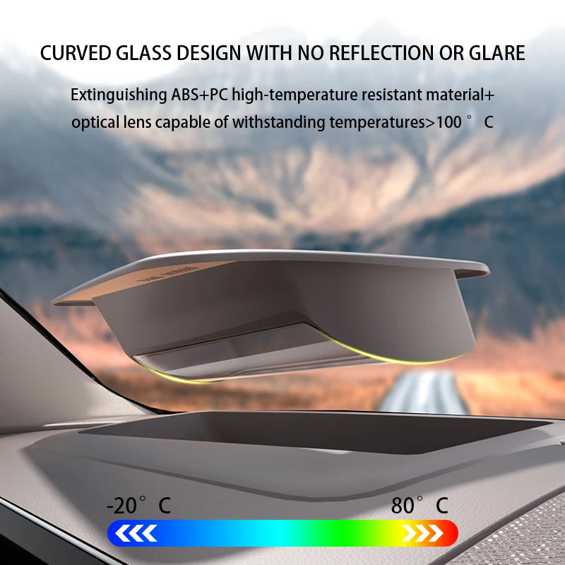 Pour ZEEKR 7X 2025 2026 housse de protection pour écran tête haute HUD housse de protection anti-poussière et anti-éblouissement accessoires d'intérieur de voiture