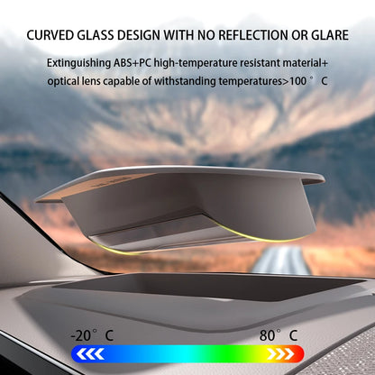 Pour ZEEKR 7X 2025 2026 housse de protection pour écran tête haute HUD housse de protection anti-poussière et anti-éblouissement accessoires d'intérieur de voiture