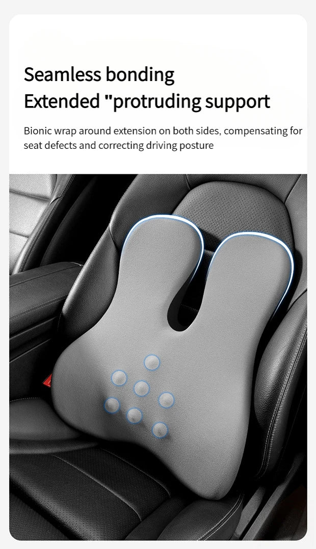 Appuie-tête de voiture, support lombaire, coussin de siège de voiture, coussin lombaire, oreiller chauffant électrique pour voiture, oreiller de protection du cou