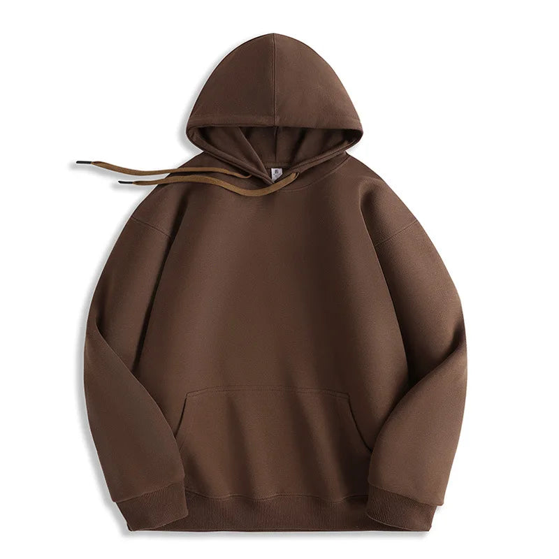 Sweat-shirt à capuche pour hommes, personnalisé avec votre Logo de marque, en coton lourd de haute qualité, pour bricolage, vêtements d'équipe, automne et hiver