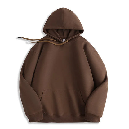 Sweat-shirt à capuche pour hommes, personnalisé avec votre Logo de marque, en coton lourd de haute qualité, pour bricolage, vêtements d'équipe, automne et hiver