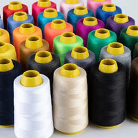 Fil à coudre en Polyester solide et Durable, 1300 Yards/rouleau, Machine à coudre professionnelle, broderie, outils de couture à domicile