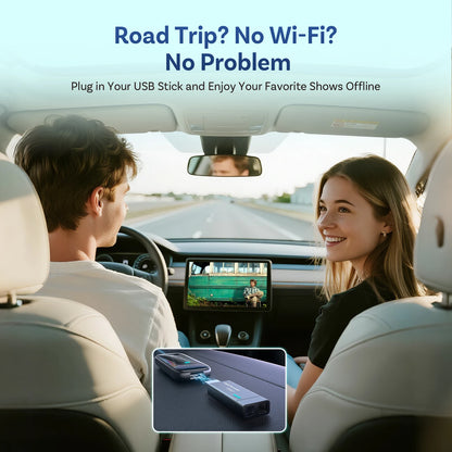 OTTOCAST Play2Video Ultra sans fil CarPlay et Android Auto AI Box intégré YouTube Netflix IPTV Plug & Play pour voiture filaire d'usine