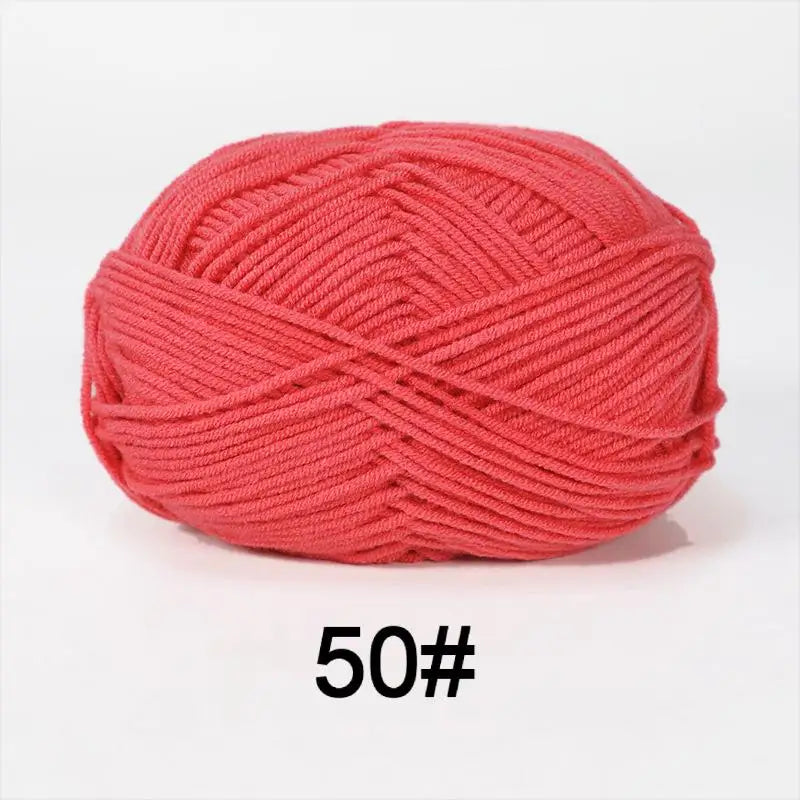 Nouveau 5 pièces couleurs mélangées fil lait coton fil combinaison Crochet tricot fil ensemble pour à la main bricolage artisanat pull écharpe tricot
