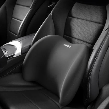 Car Headrest Pillow and Lumbar Support Set Memory Foam Neck Pillow & Back Cushion for Long Drive Pain Relief Car Seat Comfort