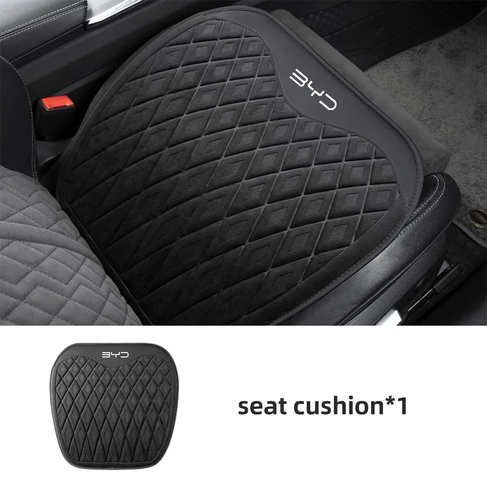 Housse de siège de voiture chaude en flanelle et peluche, pour BYD Seal U Atto3 Atto2 Dophn Seagull S6 S7 Tang X Dream, automne et hiver
