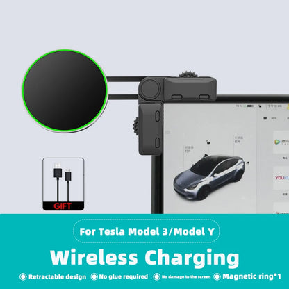 TEEQ-Support de Téléphone Magnétique Réglable pour Écran de Voiture, Accessoires de Cadre pour Nouveau Zeekr 001/House/ 009/X