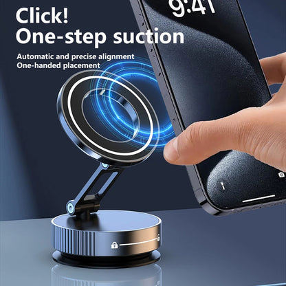 Support magnétique pour téléphone portable 2026, nouveau, super puissant, rotatif, support de téléphone pliable, ventouse en métal