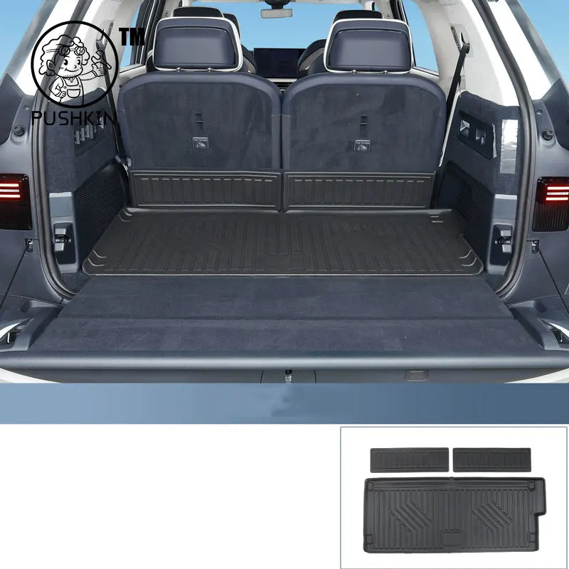 Tapis de protection pour dossier de siège arrière, tapis de coffre Anti-coup de pied, accessoires d'intérieur de voiture pour ZEEKR 9X 2025 2026