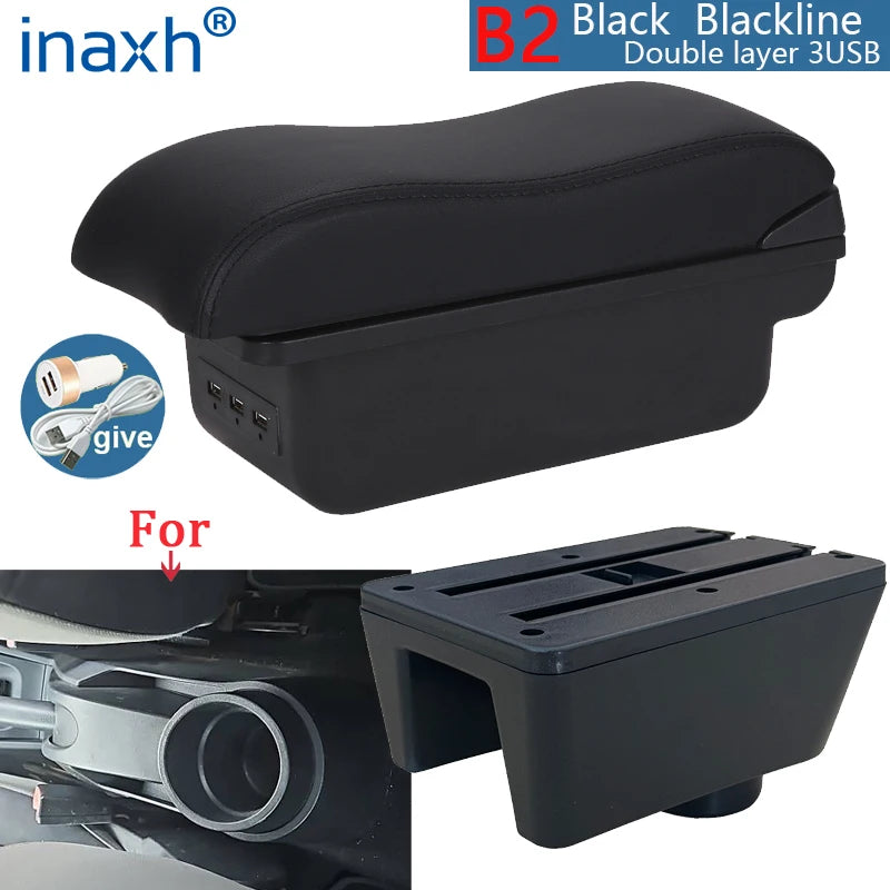 Accoudoir de voiture pour Seat Ibiza, boîte de rangement pour Seat Ibiza 6j Ibiza 6L, pièces de rénovation, accessoires d'intérieur de voiture