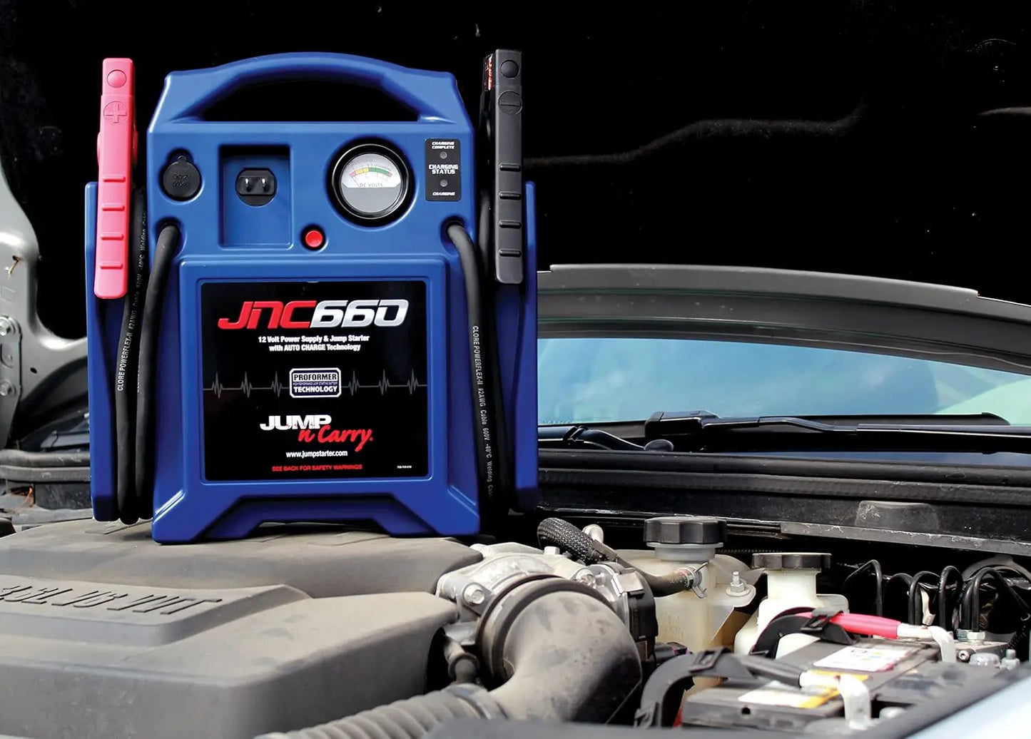 Jump-N-Carry JNC660 1700 Peak Amp Démarreur de saut 12 volts, bleu