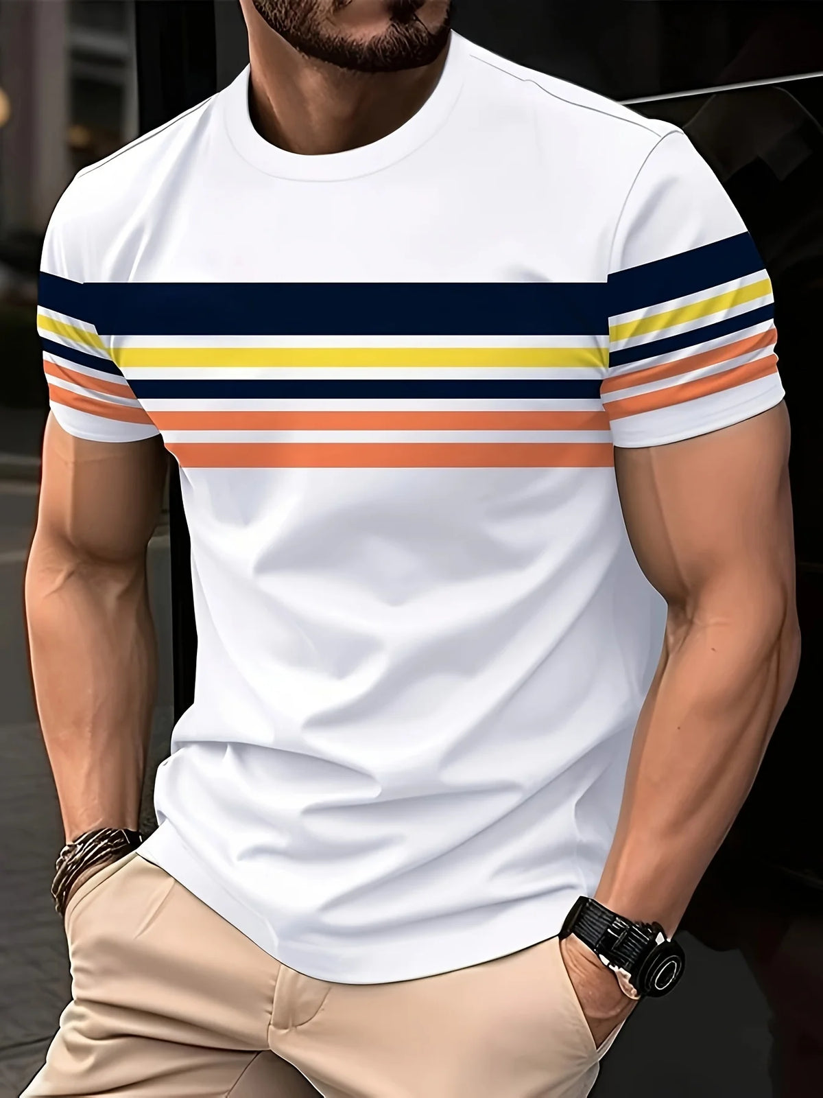2026 T-Shirt homme vêtements été hommes Logo imprimé haut à manches courtes grande taille T-Shirt style décontracté à la mode T-Shirt vêtements