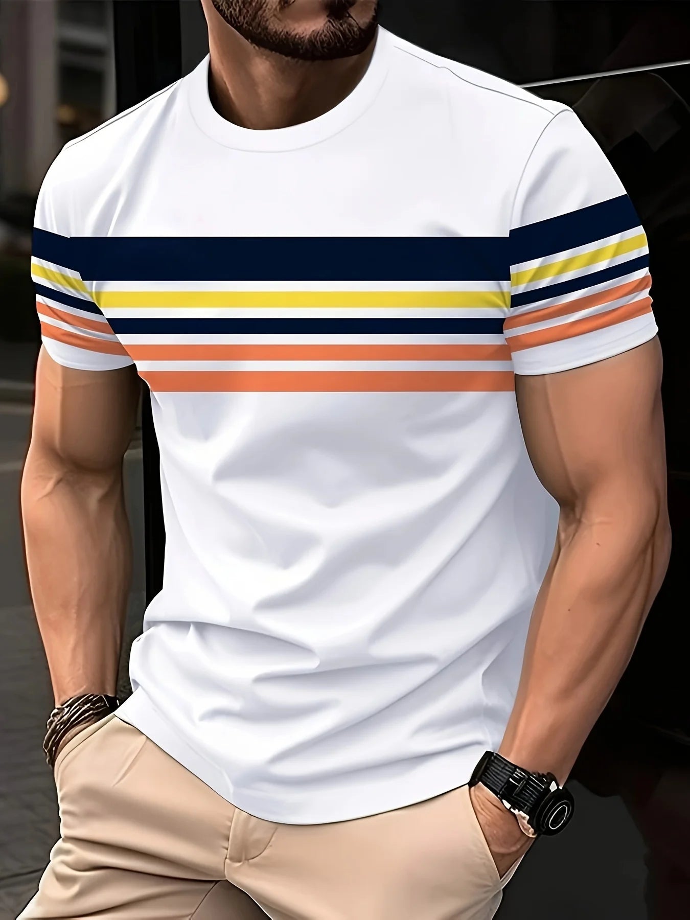 2026 T-Shirt homme vêtements été hommes Logo imprimé haut à manches courtes grande taille T-Shirt style décontracté à la mode T-Shirt vêtements