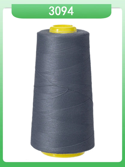 Fil à coudre ultra-fin 602-fil en polyester semblable à la soie à grande vitesse 60s/2 5000m, pour machine à broder et travaux d'aiguille délicats