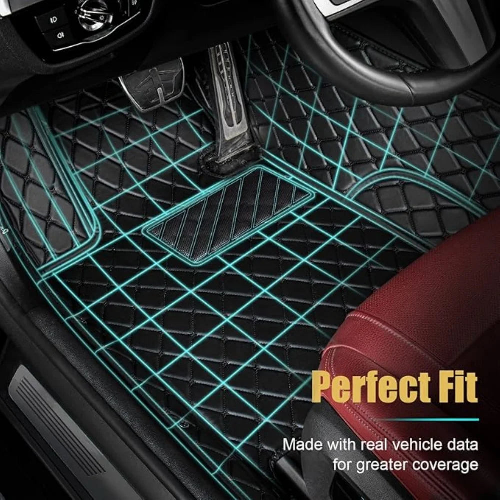 Tapis de sol personnalisés pour Nissan Qashqai 2020-2023 2016-2019 TIIDA 2011-2015 2016-2023, couverture complète, doublures de sol de luxe