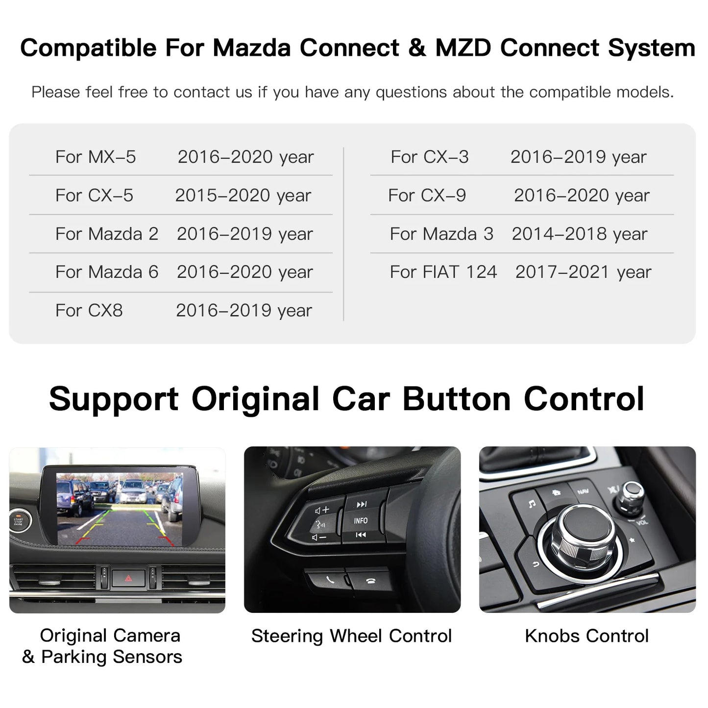 Adaptateur CarPlay Android Auto sans fil de type C, hub UBS, OEM pour Mazda 2, 3, 6, CX3, CX5, CX8, CX9, MX5, kit Demio ata MiTK78669U0C