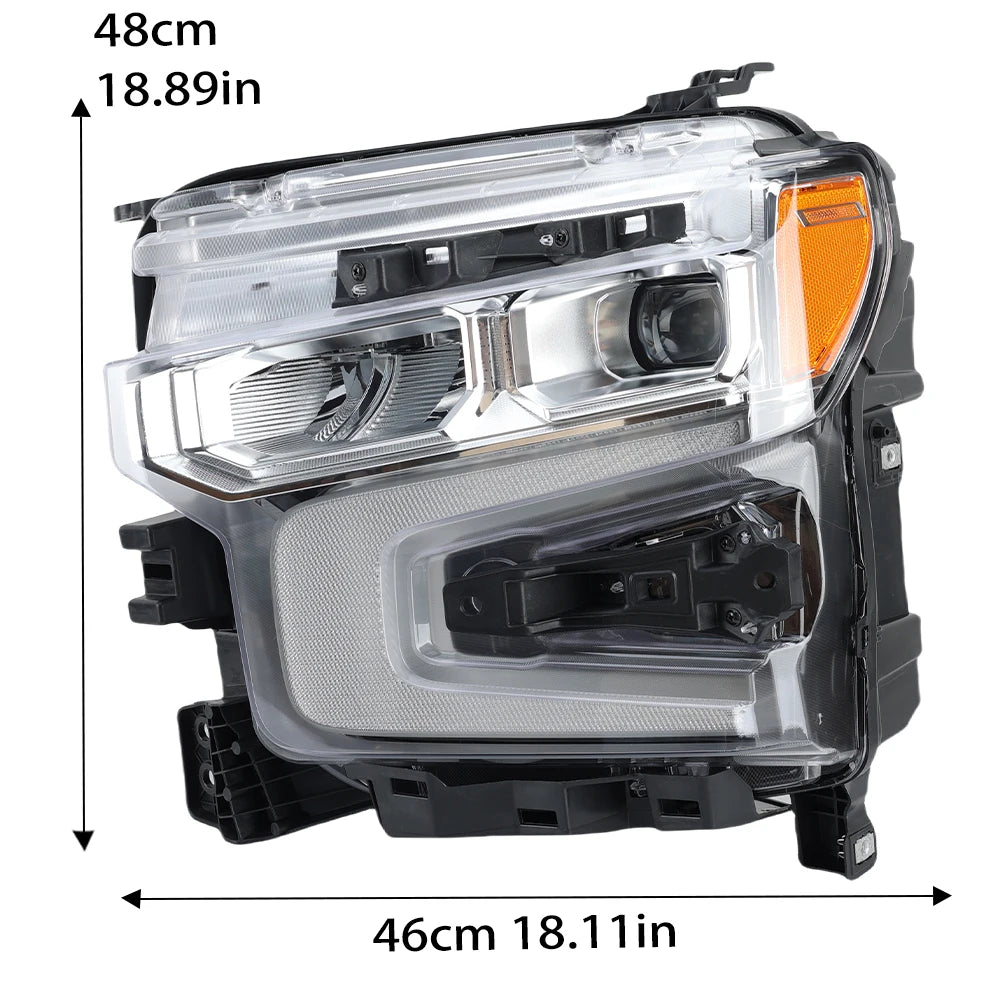Lampe de sauna pour Chevrolet Silverado 1500 LT RST 2022 2023 2024, lampe frontale DRL, accessoires de voiture non convaincus, 1 pièce