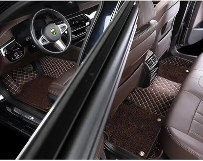 Tapis de sol de voiture Double couche 8D, pour Chirey Chery Tiggo 8 Pro Plus 5 sièges 2022 2023 2024, coussinets de pied automobiles personnalisés, accessoires d'intérieur