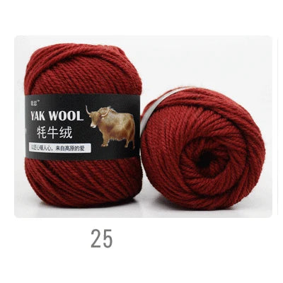 Fil épais de laine de cachemire Yak pour tricoter, écharpe de pull au Crochet, fil de laine mélangée mérinos tricoté de haute qualité