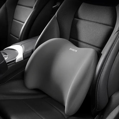 Car Headrest Pillow and Lumbar Support Set Memory Foam Neck Pillow & Back Cushion for Long Drive Pain Relief Car Seat Comfort