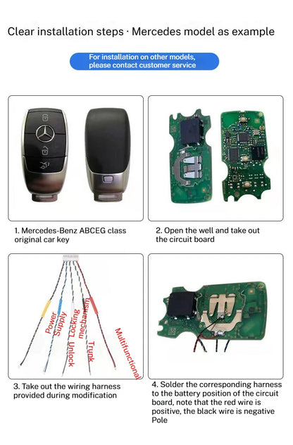 Clé de voiture numérique intelligente, Modification, télécommande tactile LCD, pour Audi/BMW/Ford/Mazda/Toyota/Tesla/Benz/Honda/BYD/Ford/Porsche