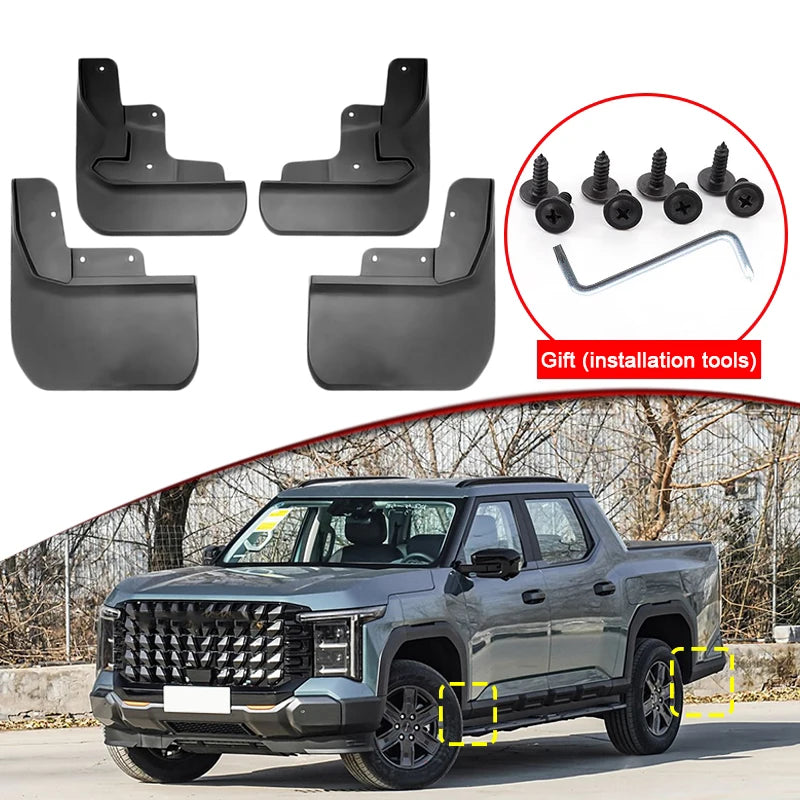 Style de voiture pour MG U9 2025 2026 2027 ABS garde-boue de voiture garde-boue garde-boue garde-boue avant arrière accessoires automobiles