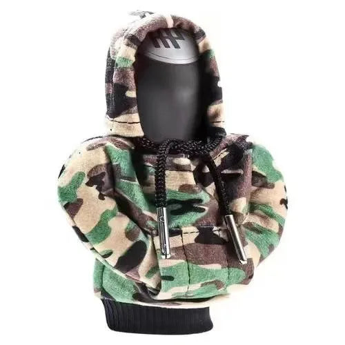Housse de pommeau de levier de vitesse créative, sweat à capuche pour levier de changement de vitesse de voiture, Protection contre les mains en sueur pour joyeux noël et nouvel an