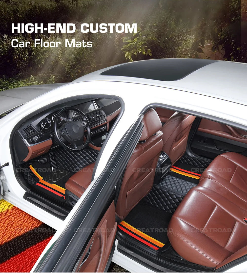 Tapis de sol de voiture Double couche, couverture de tapis automobile personnalisée, accessoires d'intérieur pour Xpeng G6/G9 2022 2023 2024 2025