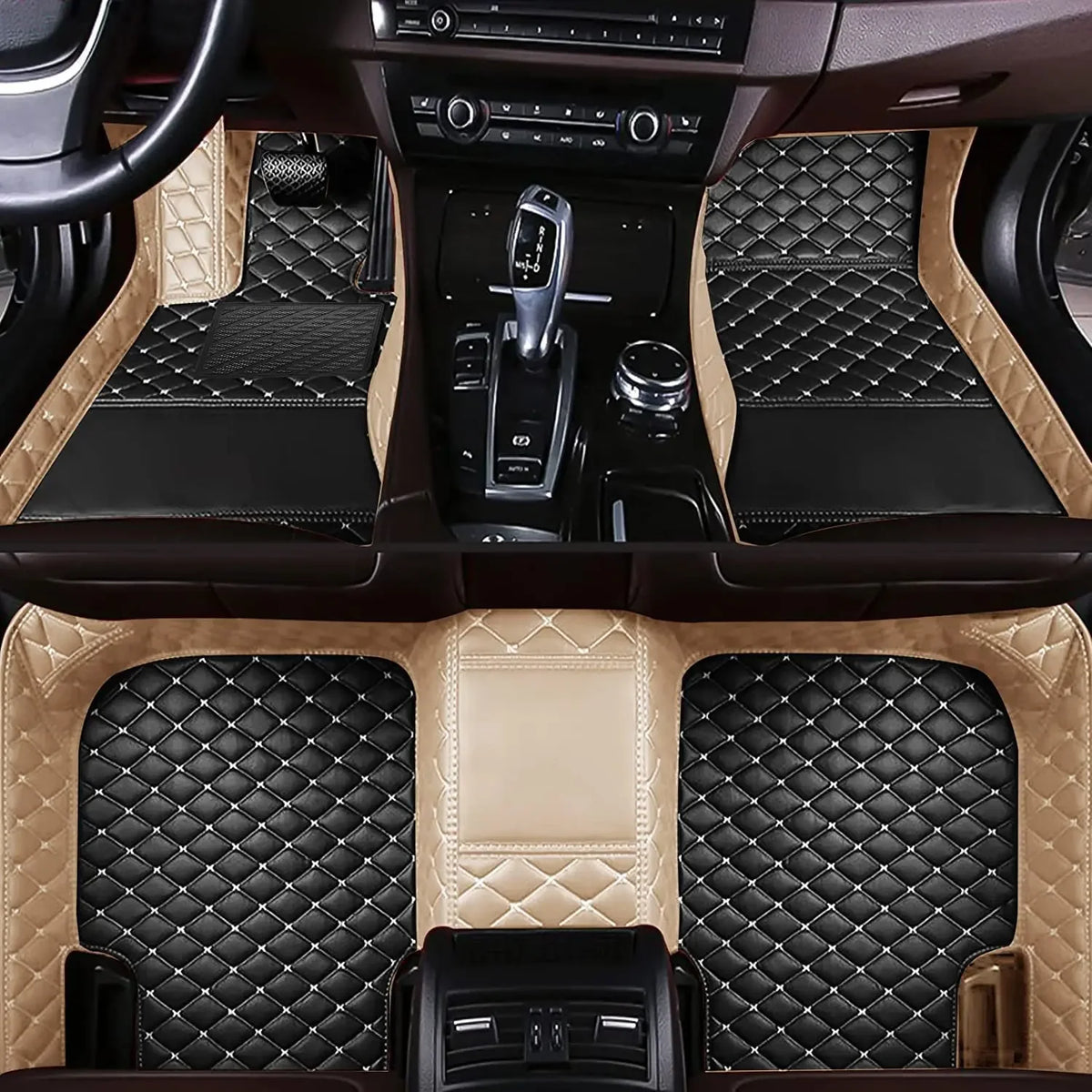 Tapis de sol de voiture personnalisés adaptés à la BMW X5 5 sièges véhicule électrique 2017-2019 tapis de pied en cuir automatique tapis