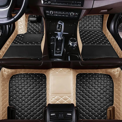 Tapis de sol de voiture personnalisés adaptés à la BMW X5 5 sièges véhicule électrique 2017-2019 tapis de pied en cuir automatique tapis