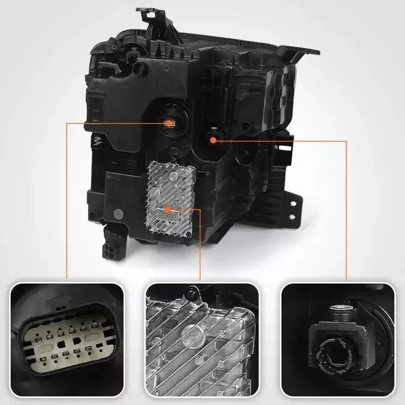 Convient aux phares DRL Chevrolet Silverado 1500 LED 2022-2024