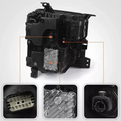 Convient aux phares DRL Chevrolet Silverado 1500 LED 2022-2024