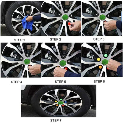 Bouchons d'écrou de roue de voiture, 20 pièces, antirouille, couvercles de Protection de vis de moyeu de voiture, bouchons de vis de pneu de voiture, couvercles de boulons d'écrou, extérieur automobile 17/19/21mm