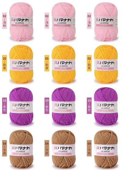 12 pièces 300g fil de lait fait à la main grossier bricolage tissage boule de fil pour pull chapeau écharpe et autres vêtements doux Crochet fil à tricoter