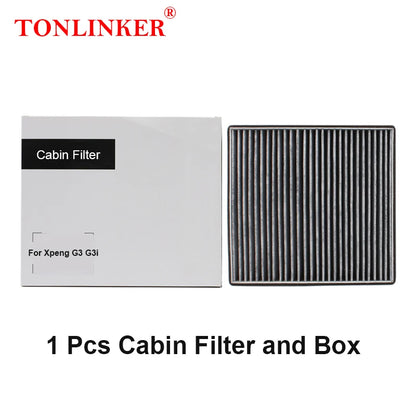 TONLINKER – filtre à charbon actif pour cabine de voiture, accessoire de voiture, pour Xpeng G3 G3i SUV 2018 2019 2020 2021 2022 2023