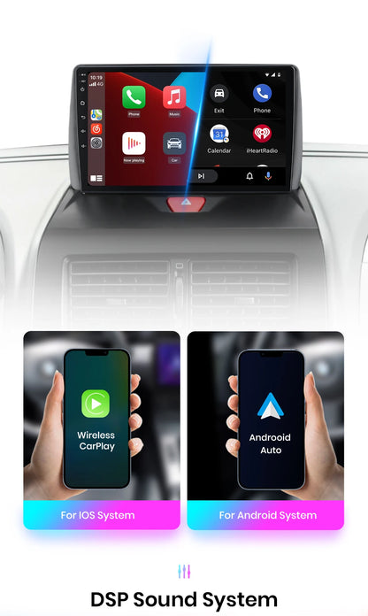 Junsun-V1 AI Voice Wireless CarPlay Android Auto Radio, KIT Rods 2007, 2008, 2009, 2010-2016, 4G, Système intelligent de voiture, GPS