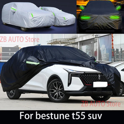 Juste de Protection Complète pour Voiture, Pare-Soleil, Imperméable, Anti-Poussière, Accessoire d'Extérieur, pour Bestune t55 suv