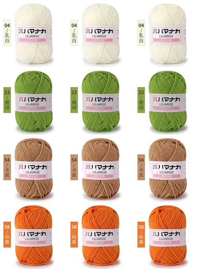 12 pièces 300g fil de lait fait à la main grossier bricolage tissage boule de fil pour pull chapeau écharpe et autres vêtements doux Crochet fil à tricoter