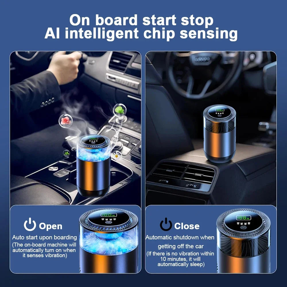 Désodorisant aromatique pour voiture, diffuseur de véhicule créatif, lumière ambiante, brume de nuage, parfum, arôme de voiture électrique, bon odeur, cadeau pour la maison