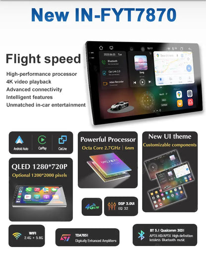 Autoradio Android 9 pouces pour KIA Morning 3 Picanto 2016 2017 2018 2019 2020 - 2023, GPS stéréo Carplay Autoradio DAB WIFI DSP RDS