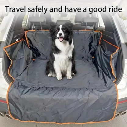 Tapis de coffre automatique en polyester durable pour animaux de compagnie – Tapis antidérapant, résistant aux rayures et facile à nettoyer pour SUV et voitures, tapis de sécurité pour animaux de compagnie