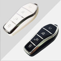 Étui de protection pour clé de voiture en TPU souple, 4 boutons, pour BYD Qin Plusdmi Atto 3 Han EV Dolphin, accessoires de voiture durables, nouvelle collection