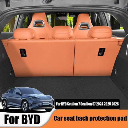 Coussin de protection anti-rayures pour dossier de siège arrière BYD Sealion 7 Sea lion 07 EV 2024 2025, deuxième rangée