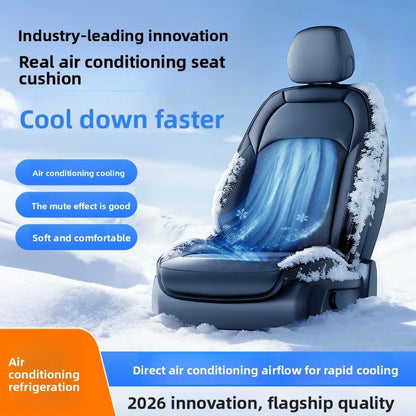 Coussin de siège auto été 2026, tapis rafraîchissant ventilé en soie glacée pour berlines et SUV, accessoires intérieurs