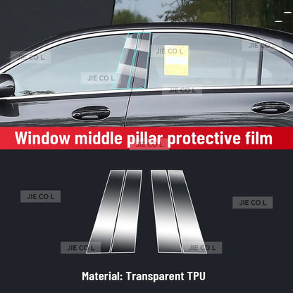 Film de protection transparent pour Console centrale intérieure Mercedes Benz GLC 2024 2025, teinte anti-rayures en TPU pour voiture, accessoires de rénovation