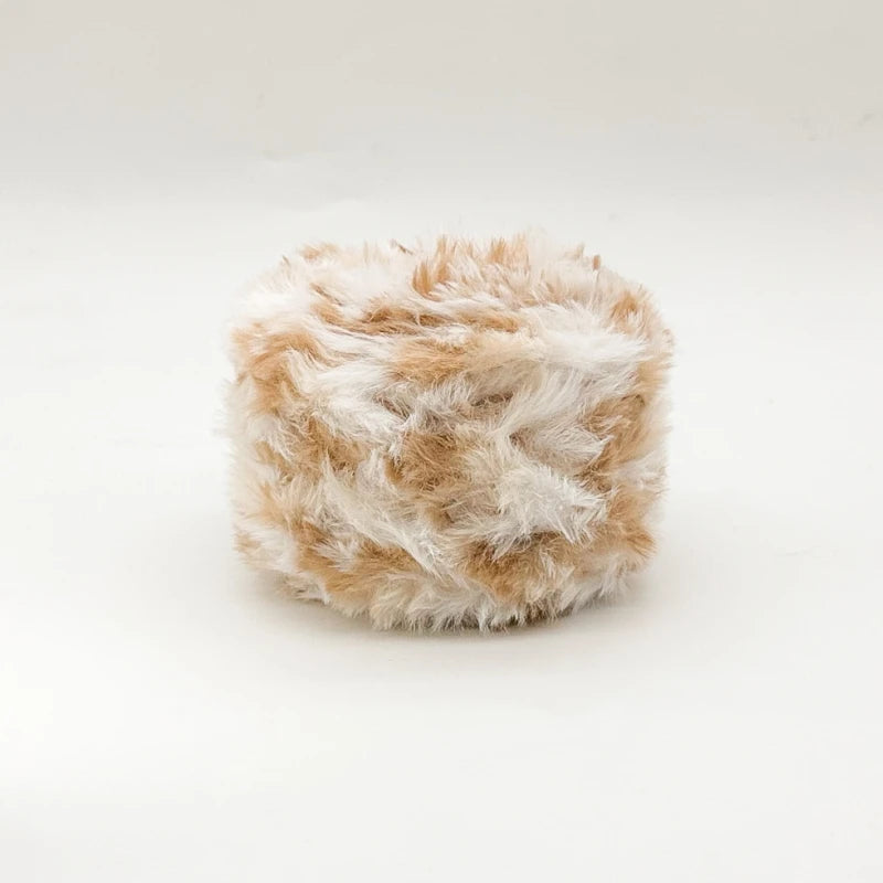 Fil de fourrure Super doux, 1 œuf de 100 grammes, fil de fausse fourrure épais et moelleux pour cils, accessoires et couvertures pour écharpe tricotée au Crochet