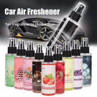 Spray de parfum monté sur voiture, arôme de voiture, pulvérisation d'air pour les mains, désodorisants longue durée, aromathérapie automobile, déodorant pour voiture